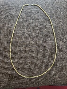Gold Rope Chain Necklace for Men And  Women